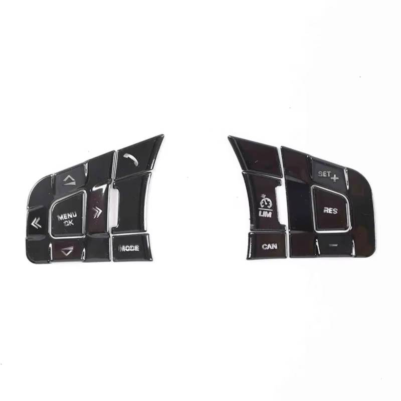 Auto Dekorative Für Jaguar XE XF für F-PACE für E-PACE für F-TYPE Aluminiumlegierung Auto Lenkradknopf Pailletten Innenverkleidung Innenzubehör(Style 1-1) von CENAP