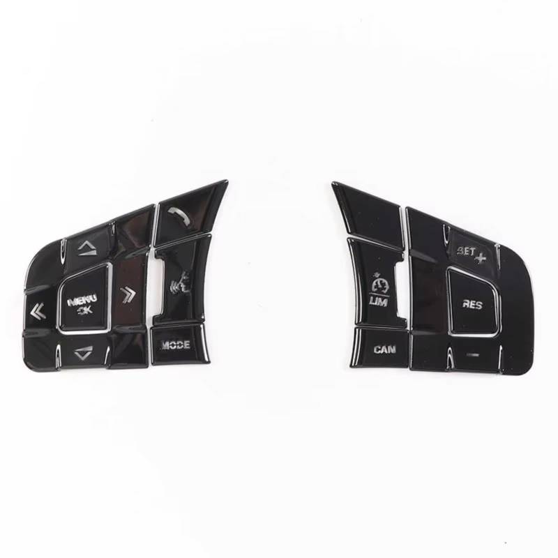 Auto Dekorative Für Jaguar XE XF für F-PACE für E-PACE für F-TYPE Aluminiumlegierung Auto Lenkradknopf Pailletten Innenverkleidung Innenzubehör(Style 2-1) von CENAP