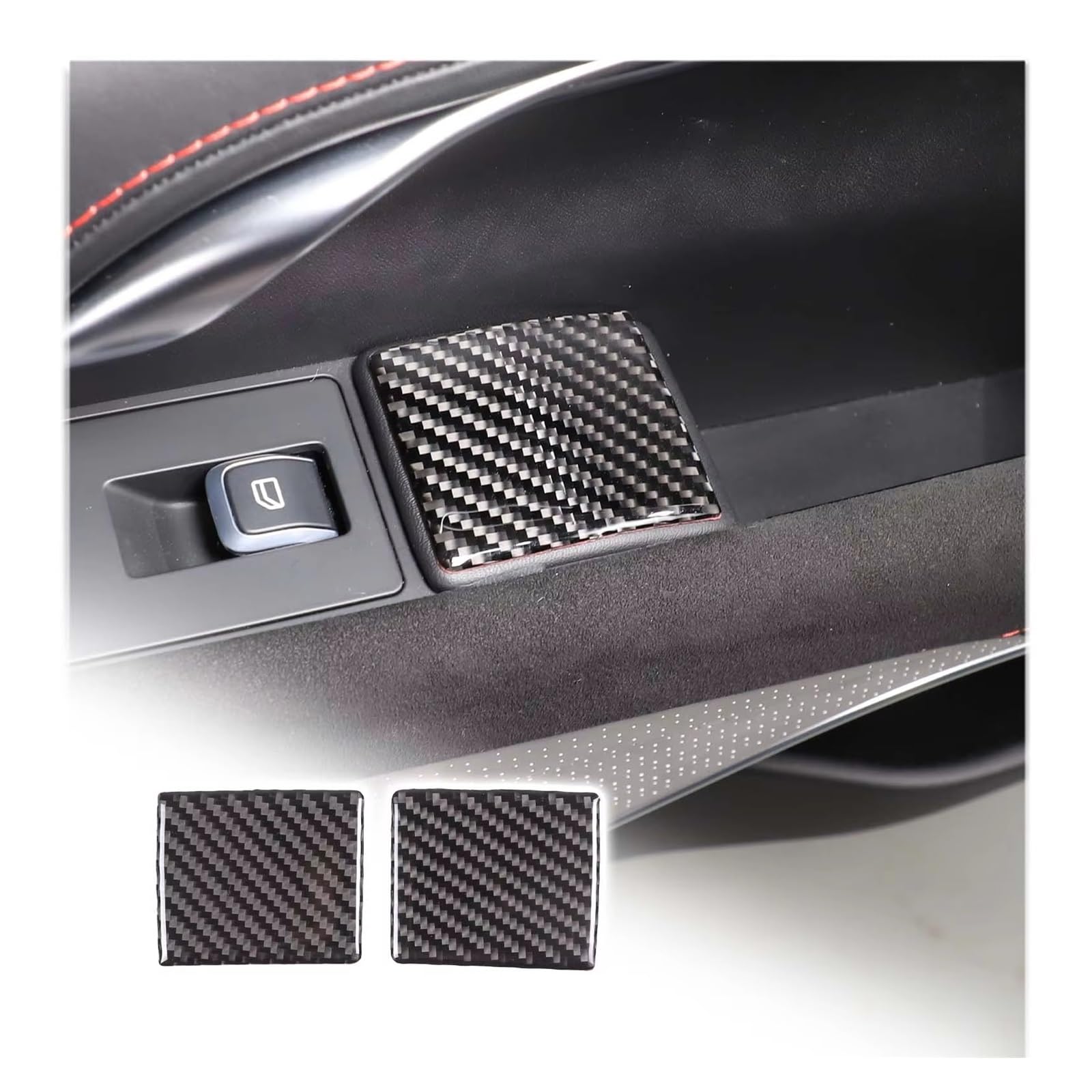 Auto Dekorative Für Lotus Für EMIRA 2021-2023 weichen kohlenstoff faser Auto lenkräder Konsole Getriebe Shift Panel Abdeckung Trim Aufkleber Innenzubehör(D) von CENAP