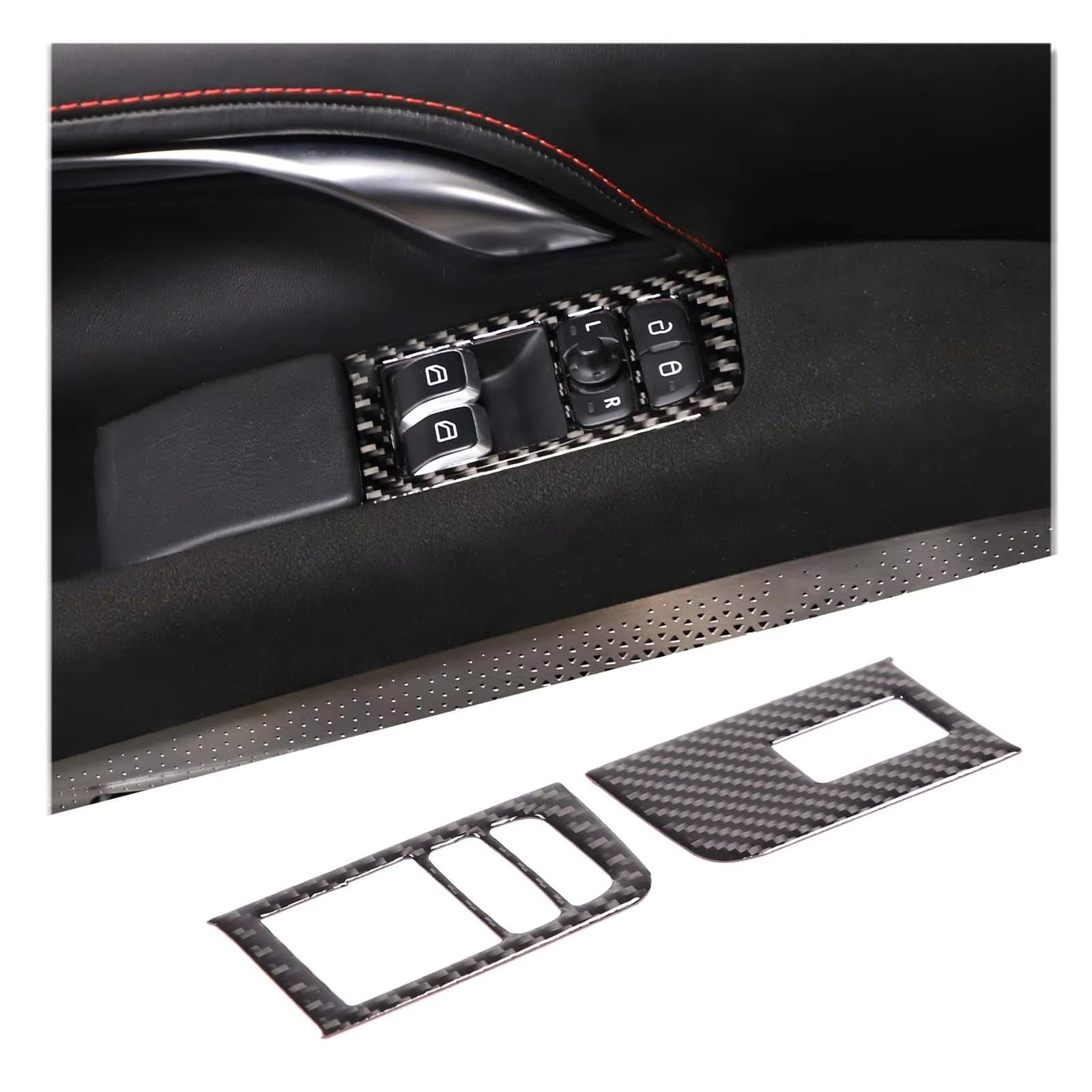 Auto Dekorative Für Lotus Für EMIRA 2021-2023 weichen kohlenstoff faser Auto lenkräder Konsole Getriebe Shift Panel Abdeckung Trim Aufkleber Innenzubehör(H) von CENAP