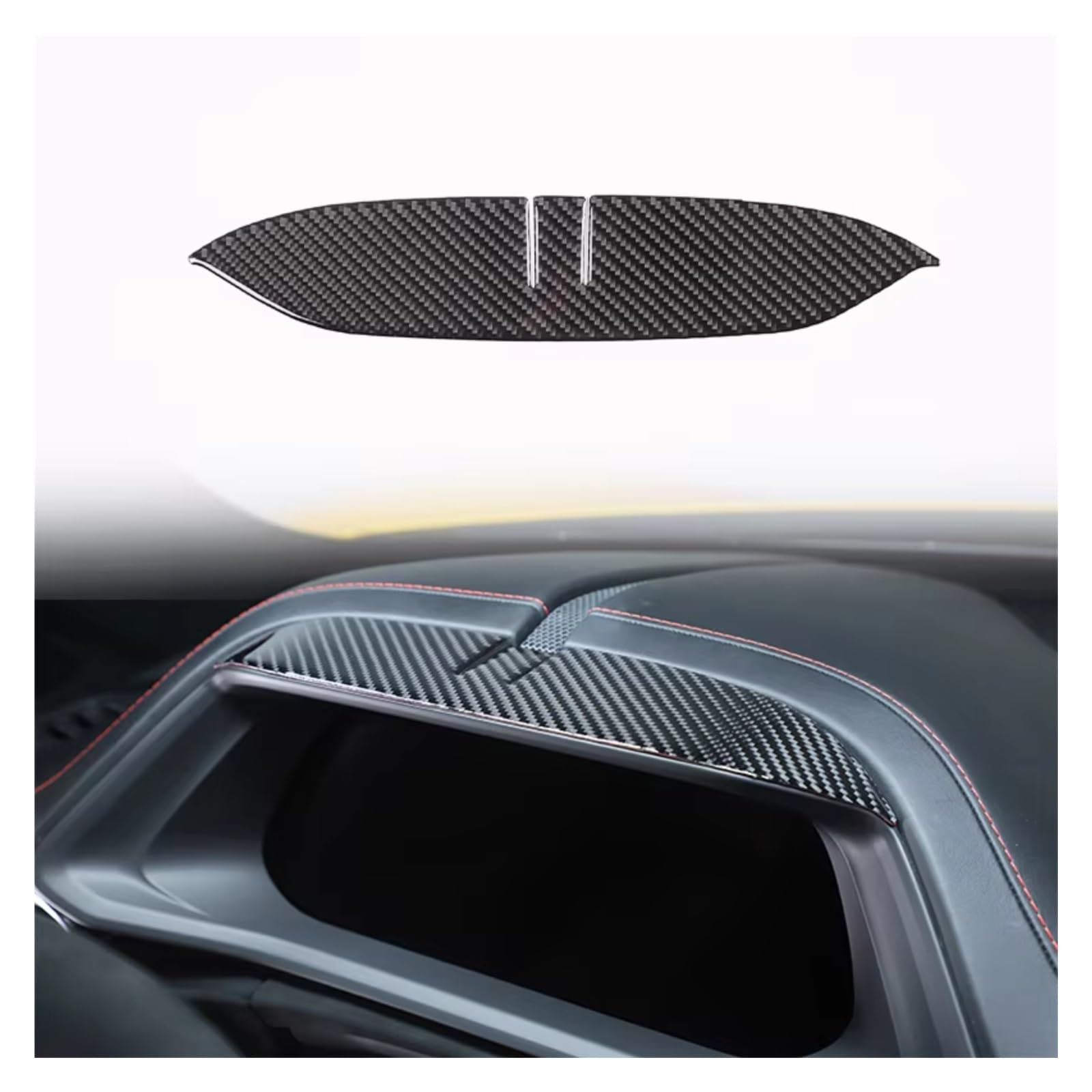 Auto Dekorative Für Lotus Für EMIRA 2021-2023 weichen kohlenstoff faser Auto lenkräder Konsole Getriebe Shift Panel Abdeckung Trim Aufkleber Innenzubehör(J) von CENAP
