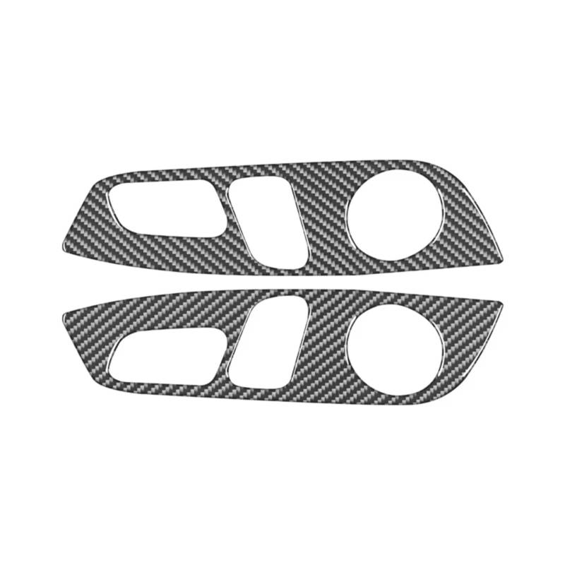 Auto Dekorative Für Q7 2007-2015 Carbon Fiber Innen Auto Für Sitz Einstellung Control Schalter Dekorative Aufkleber Abdeckung Trim Rahmen Innenzubehör von CENAP