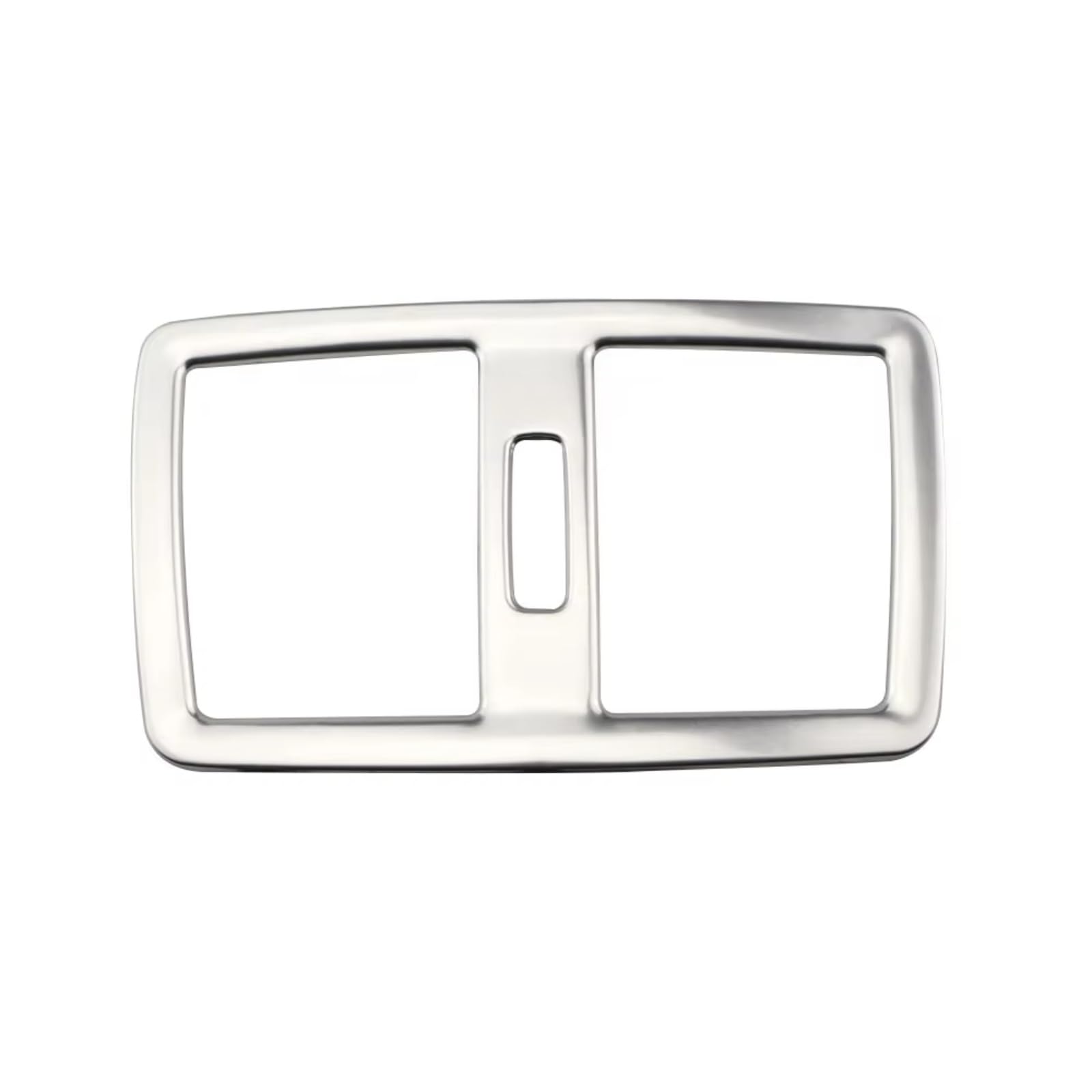Auto Dekorative Für X2 interior Accessories F48 2016-2022 Dekoration Aufkleber Auto Hinten Klimaanlage AC Vent Outlet Trim Abdeckung Innenzubehör(Stainless steel) von CENAP