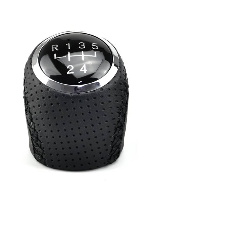 Auto Schaltknauf Für FIAT Für Ducato 2002-2014 5 6 Gang Leder Schaltknauf Hebel Shifter Handball Schaltknauf(5 Speed) von CENAP