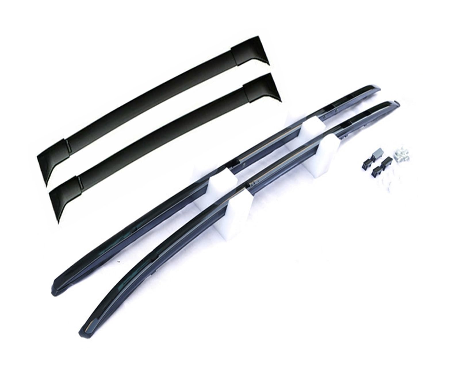 Dachträger Für Mazda CX-3 CX3 2015-2024 Schienen Bar Gepäckträger Bars Top Rack Schiene Boxen Dach Rack Kreuz Bar Dachreling(Black Rack Cross bar) von CENAP
