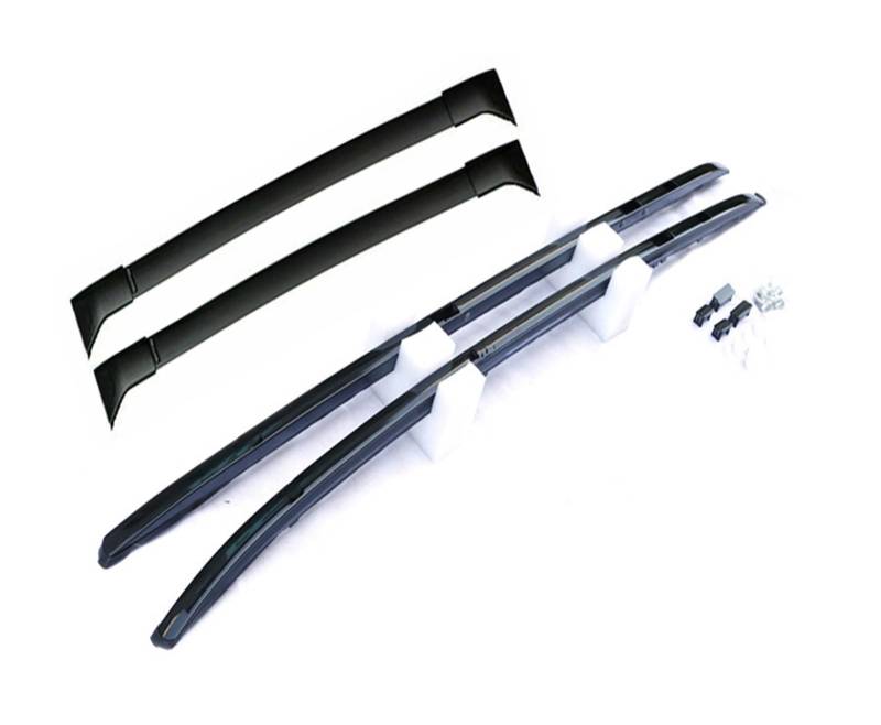 Dachträger Für Mazda CX-3 CX3 2015-2024 Schienen Bar Gepäckträger Bars Top Rack Schiene Boxen Dach Rack Kreuz Bar Dachreling(Black Rack Cross bar) von CENAP