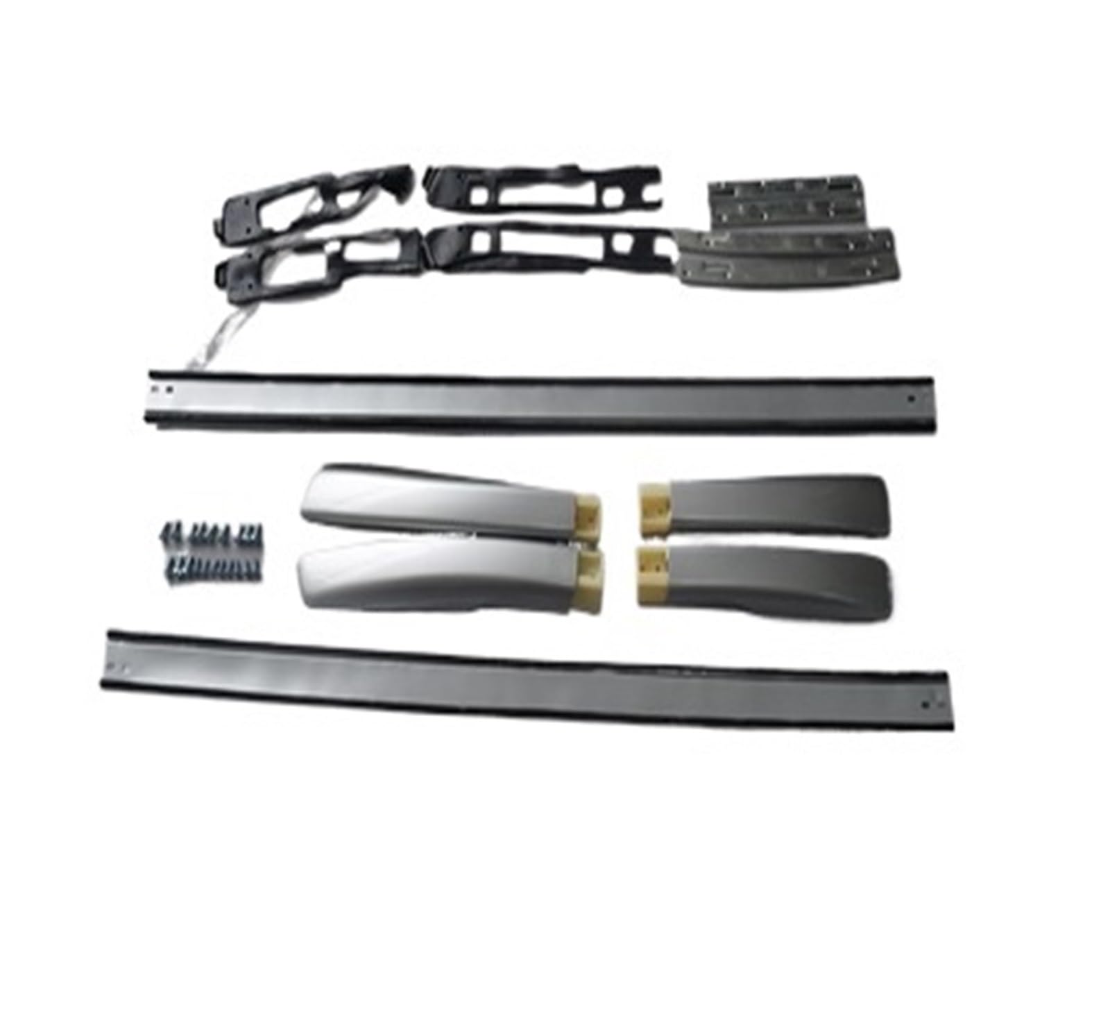 Dachträger Für Mitsubishi Für ASX Für RVR 2010-2022 Schienen Bar Gepäckträger Bars Top Cross Bar Rack Schienenkästen Dachträger Dachreling(Silber) von CENAP