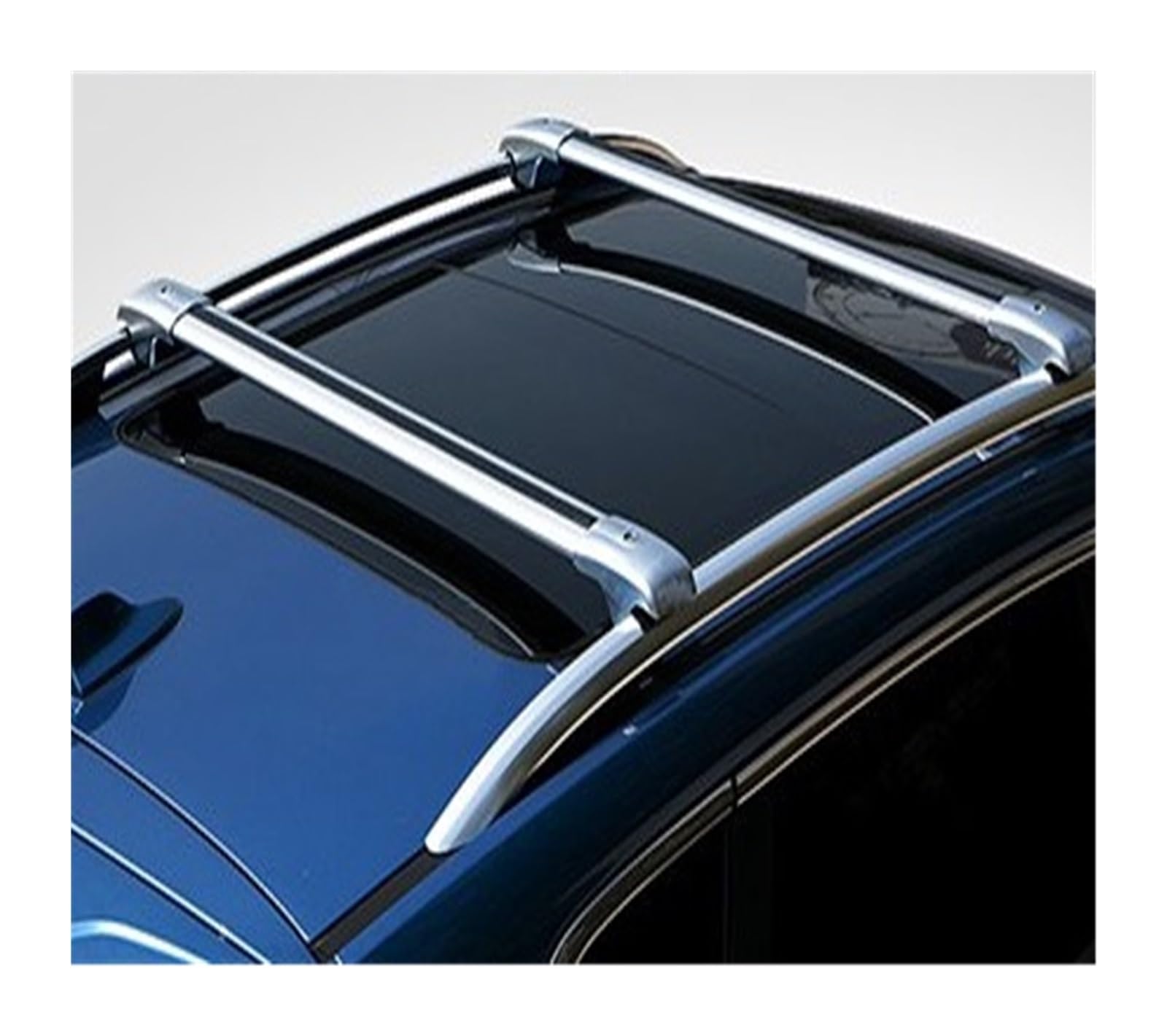 Dachträger Für Skoda Für Kodiaq NS7 2016-2022 SUV Seitenstangen Querschienen Dachträger Gepäckträger 2-teilige Dachträger Dachreling(C) von CENAP