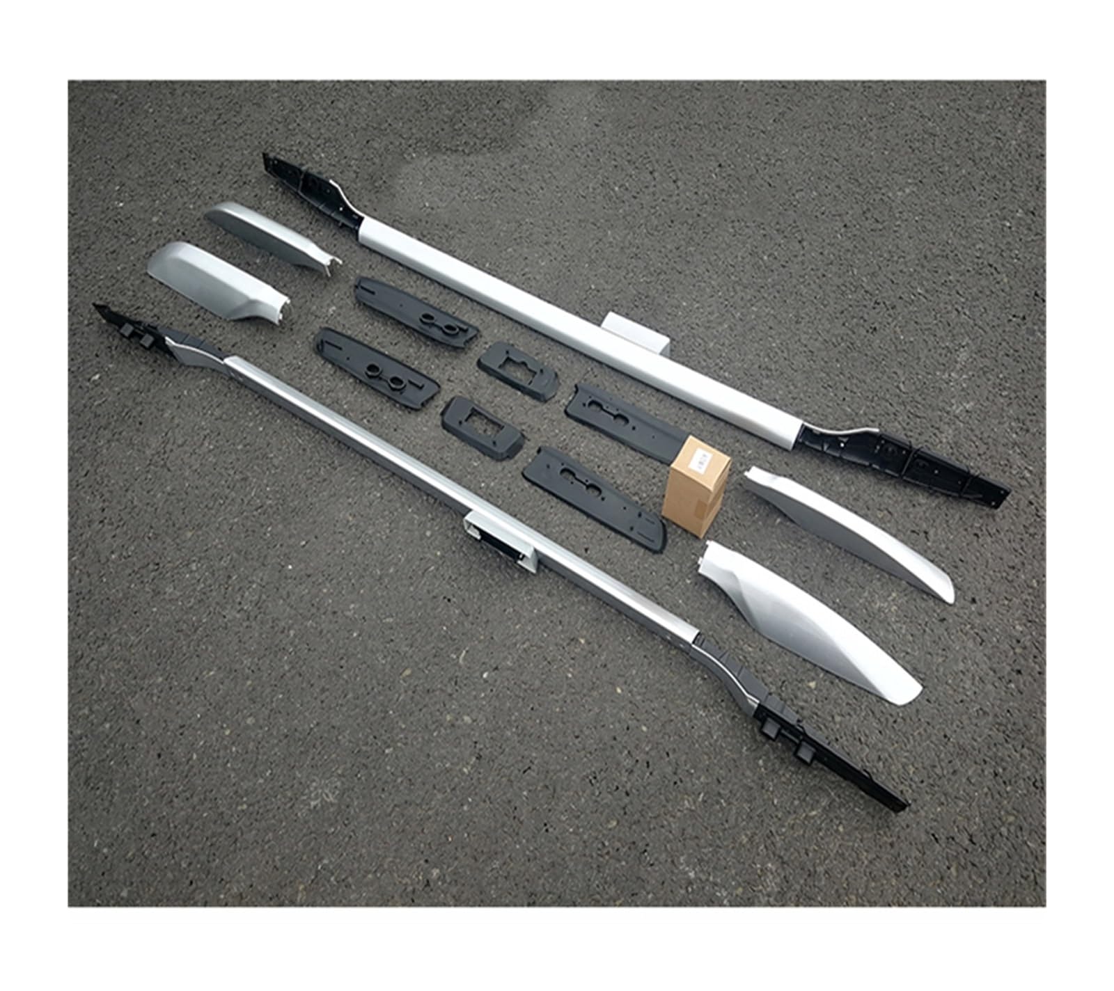 Dachträger Für Toyota Für Land Für Cruiser Für Prado 120 FJ120 LC120 2003-2009 Schienen Bar Gepäckträger Bars Top Cross Bar Dachreling(Silber) von CENAP