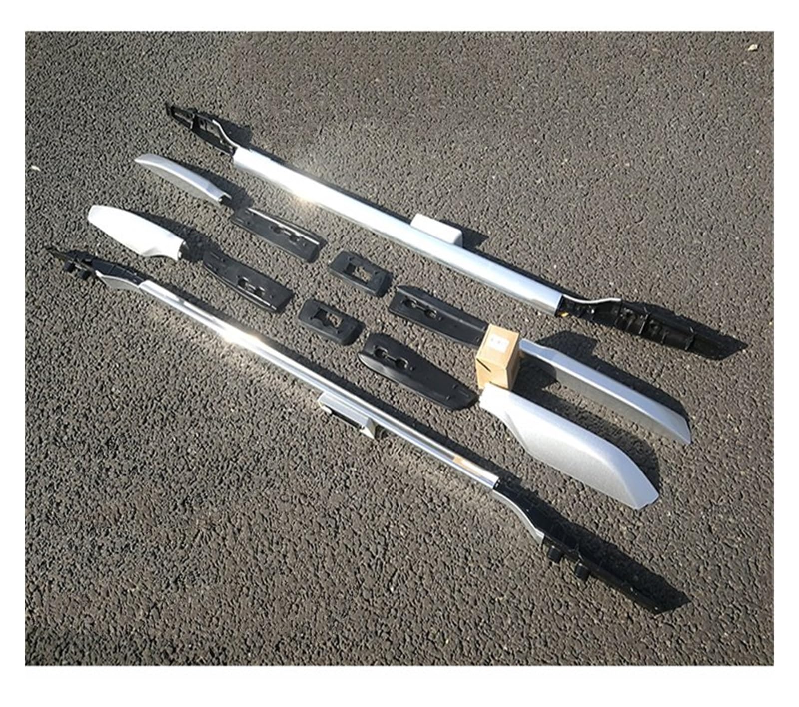Dachträger Für Toyota Für Land Für Cruiser Für Prado 150 FJ150 LC150 2010-2021 Schienen Bar Gepäckträger Bars Top Cross Bar Rack Dachreling(Chrome Plated Silver) von CENAP