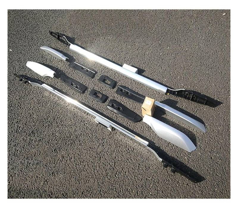Dachträger Für Toyota Für Land Für Cruiser Für Prado 150 FJ150 LC150 2010-2021 Schienen Bar Gepäckträger Bars Top Cross Bar Rack Dachreling(Chrome Plated Silver) von CENAP