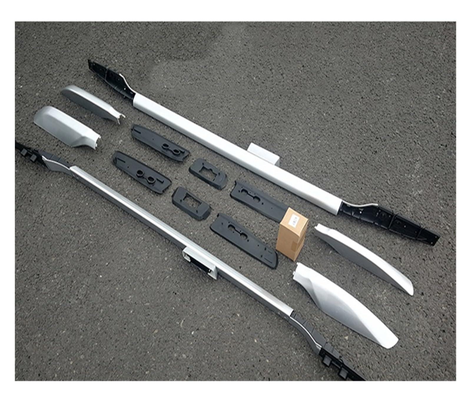 Dachträger Für Toyota Für Land Für Cruiser Für Prado 150 FJ150 LC150 2010-2021 Schienen Bar Gepäckträger Bars Top Cross Bar Rack Dachreling(Silber) von CENAP