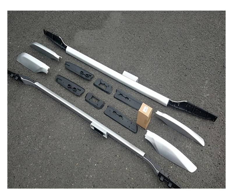 Dachträger Für Toyota Für Land Für Cruiser Für Prado 150 FJ150 LC150 2010-2021 Schienen Bar Gepäckträger Bars Top Cross Bar Rack Dachreling(Silber) von CENAP
