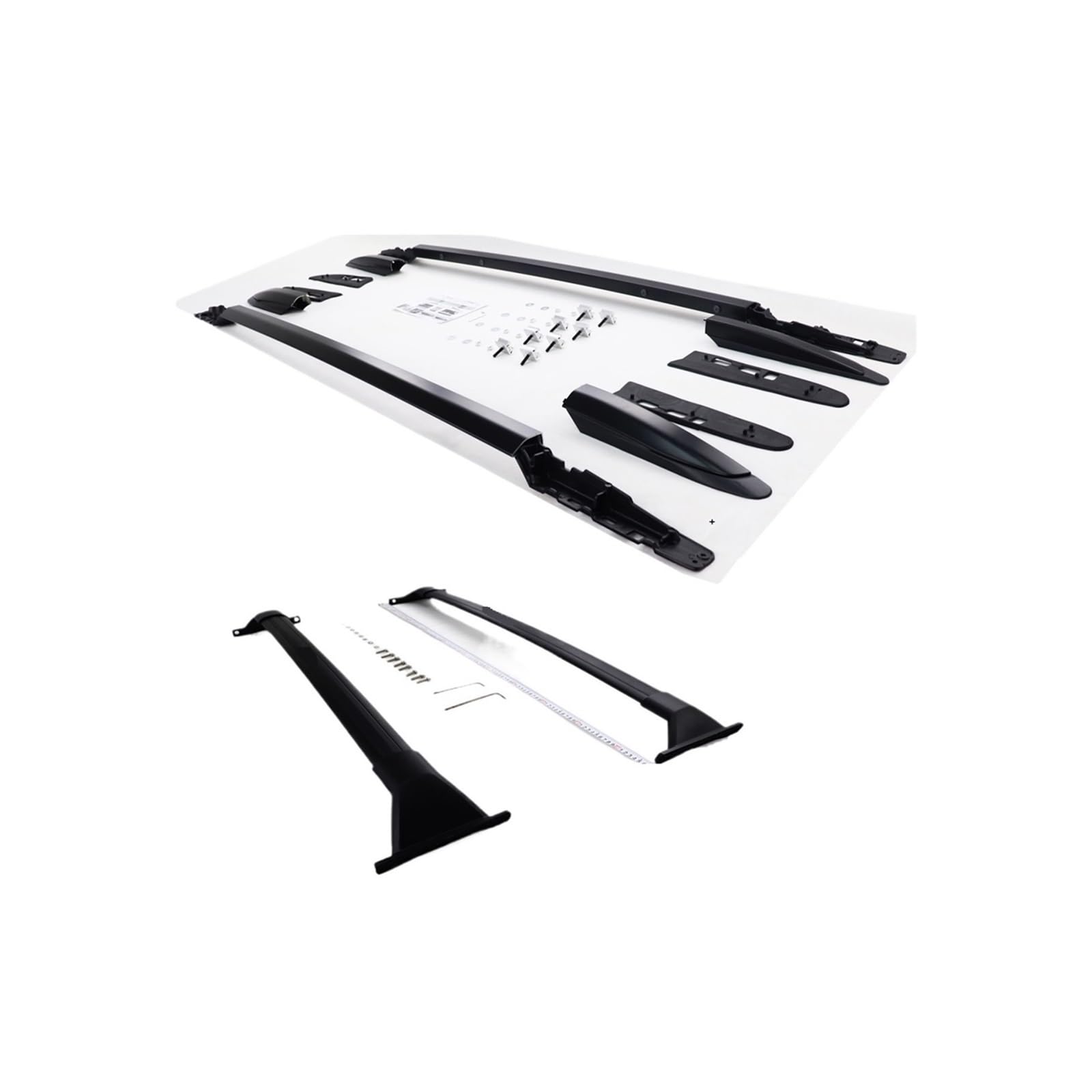 Dachträger Für Toyota Für Sienna 2021–2026, OEM-Modell, Kann 200 Kg Dachreling, Gepäckträger Und Querträger Tragen Dachreling(Roof B and Cross) von CENAP