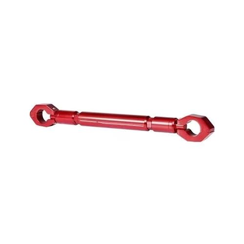 Handyhalter Fahrrad 22mm CNC Aluminium Motorrad Fahrrad Verstärkte Querstrebe Telefon/GPS Navigation Halterung Handyhalterung Fahrrad(Red) von CENAP