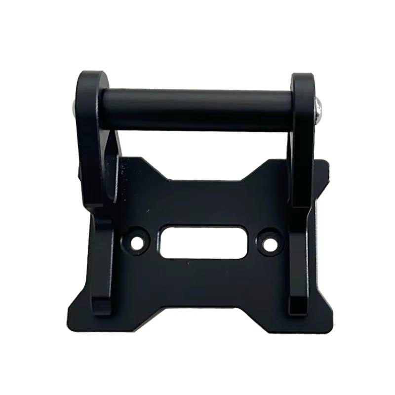 Handyhalter Fahrrad Für CFMOTO 450MT 450 2024-Motorrad CNC Aluminium Verlängerung Halterung 2025 Navigation Halterung Handyhalterung Fahrrad(Black 12mm) von CENAP