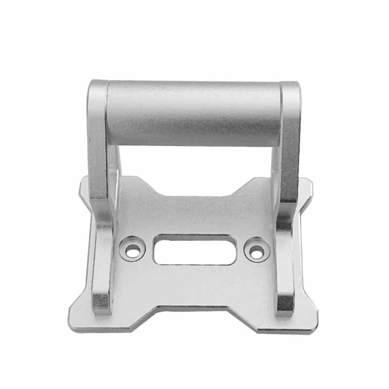 Handyhalter Fahrrad Für CFMOTO 450MT 450 2024-Motorrad CNC Aluminium Verlängerung Halterung 2025 Navigation Halterung Handyhalterung Fahrrad(Silver 22mm) von CENAP