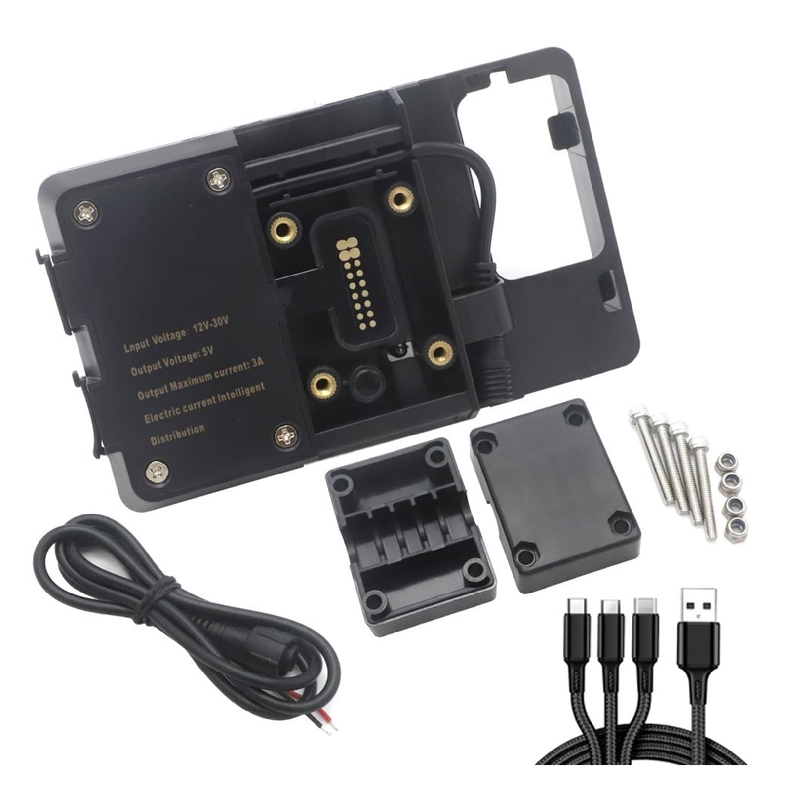 Handyhalter Fahrrad Für R 1200 RT R1200RT Unten 2009 2008 2007 2006 Navigation Halterung Motorrad GPS Navigator USB Lade Telefon Halter Handyhalterung Fahrrad(Phone Bracket) von CENAP