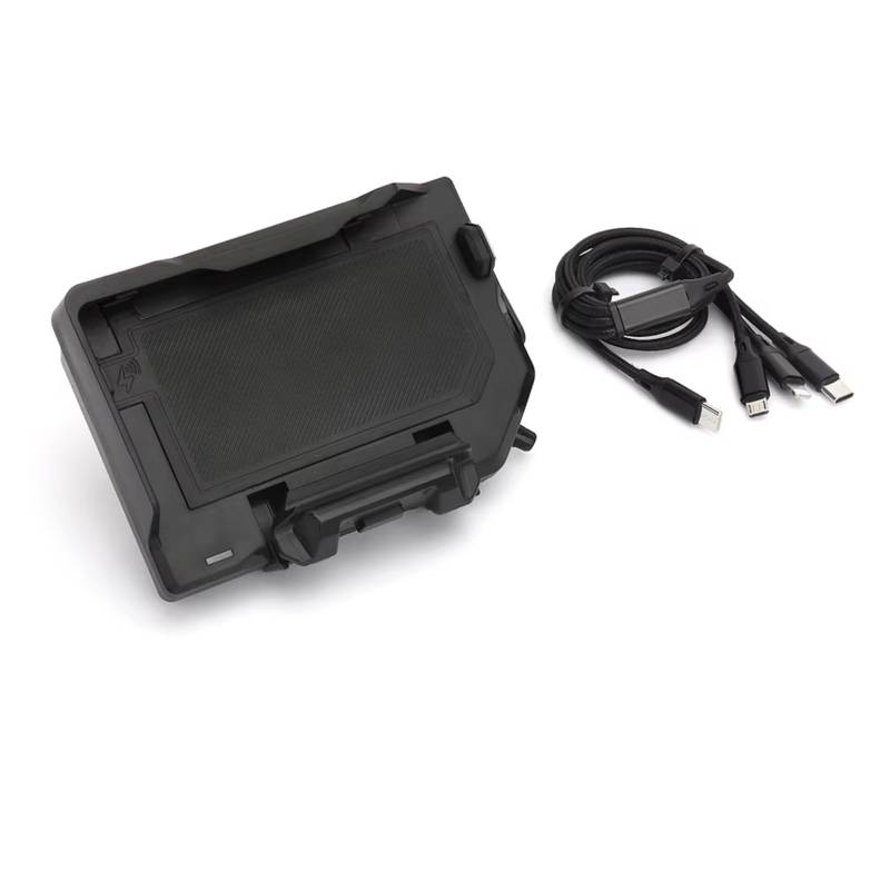 Handyhalter Fahrrad Für R1300GS F750GS F850GS R1250GS R1200GS Telefon Navigation Halterung Drahtlose Lade Handyhalterung Fahrrad(Wireless- Black Line) von CENAP