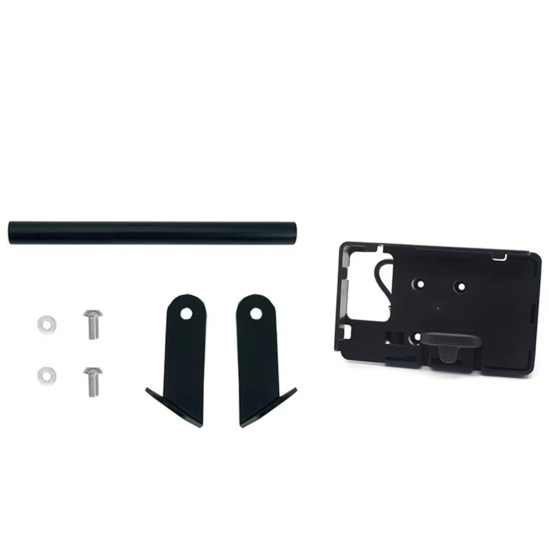 Handyhalter Fahrrad Für Tiger 900/850 GT Für Rally Für PRO Für Tiger900 Für Tiger850 2020-2022 Motorrad Mobile Navigation Halterung Handyhalterung Fahrrad(12MM Black) von CENAP