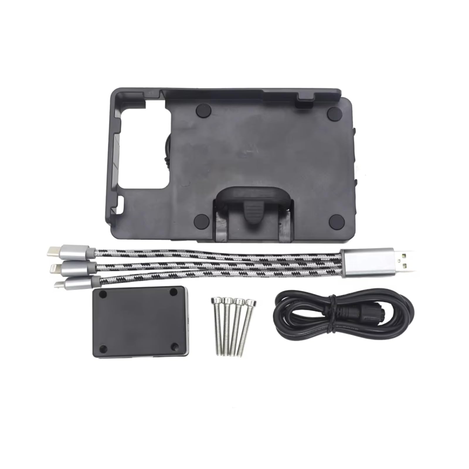 Handyhalter Fahrrad Für Tracer 900/9 GT 2021 Motorrad GPS Navigation Platte Halterung Lenker Anzupassen Halter Handyhalterung Fahrrad(B) von CENAP