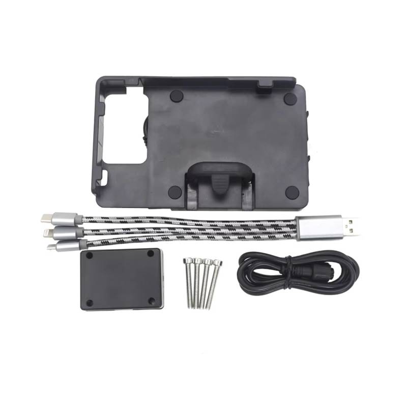 Handyhalter Fahrrad Für Tracer 900/9 GT 2021 Motorrad GPS Navigation Platte Halterung Lenker Anzupassen Halter Handyhalterung Fahrrad(B) von CENAP