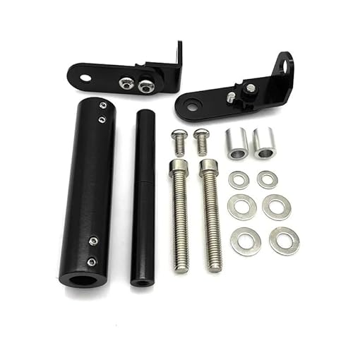 Handyhalter Fahrrad Für Trail125 Für PCX125 Für ADV160 Motorrad Handy Halter GPS Navigation Halterung Handyhalterung Fahrrad(1set Black) von CENAP
