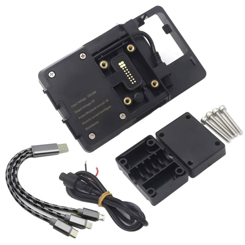 Handyhalter Fahrrad Für XMAX300 125 250 400 Motorrad Vorne Telefon Ständer Halter GPS Navigation Halterung Handyhalterung Fahrrad(B) von CENAP