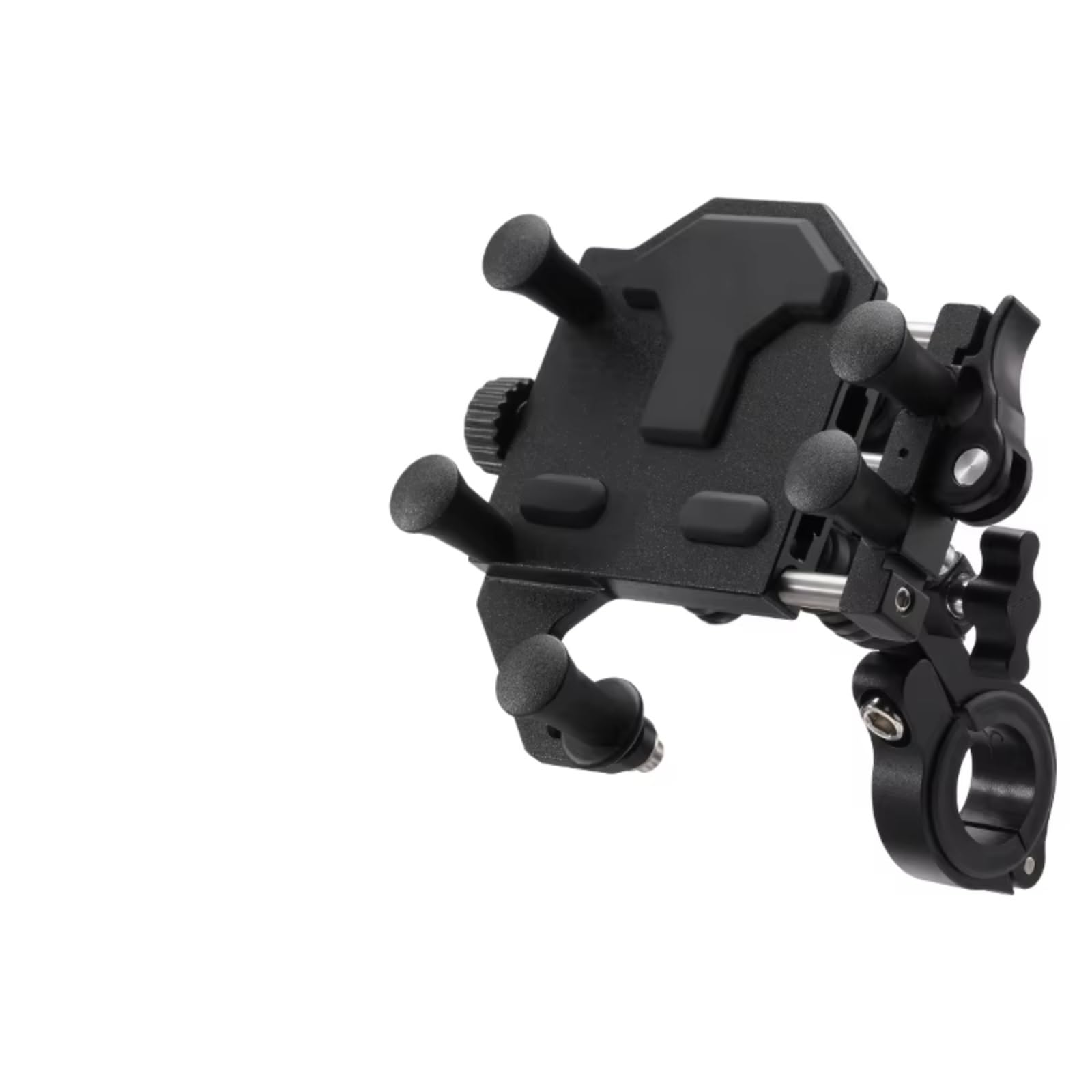Handyhalter Fahrrad Universal Motorrad Telefon Stehen 2025 360 ° Dreh Einstellbar Motos Navigation Halterung Handyhalterung Fahrrad(H69 Black) von CENAP
