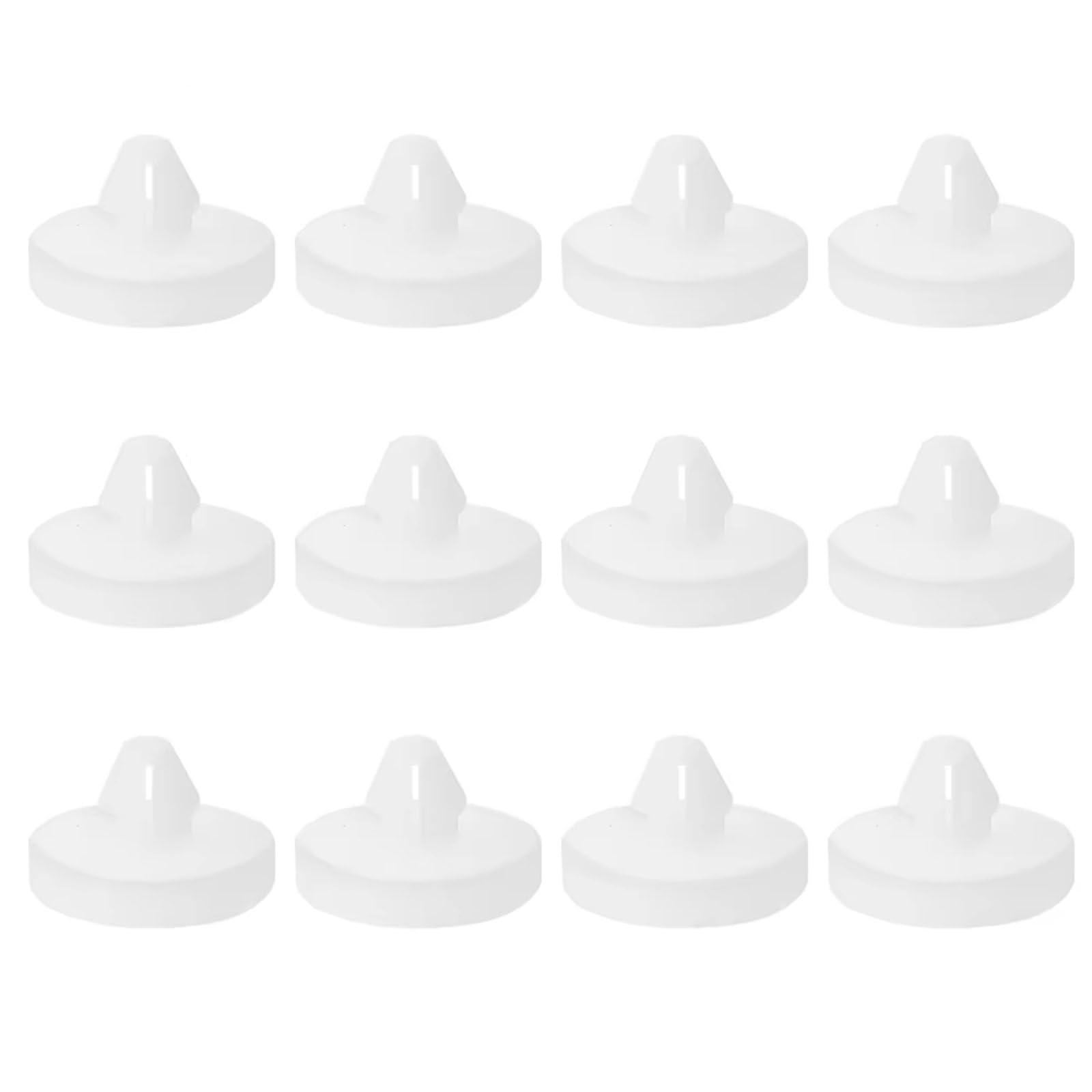 Pedalkappen Auto Kissen Bremspedal Pad Stop Bremslichtschalter Stopper Kupplung Limiter Gummi 90541-06036 Pedale Kappen(12pcs white) von CENAP
