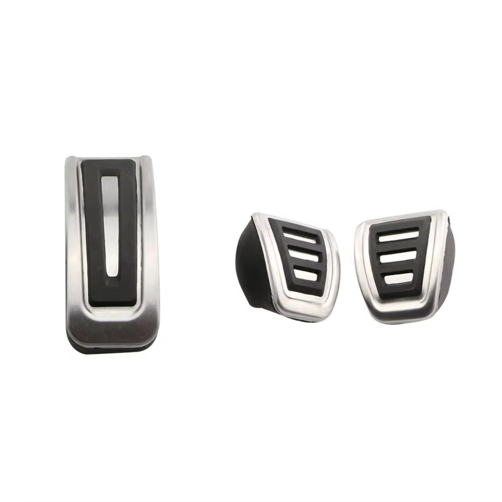 Pedalkappen FÜR VW FÜR Golf FÜR Polo 4 FÜR Bora FÜR Käfer FÜR RSi FÜR GTI R32 Auto Pedal Edelstahl Pad Fußstütze Pedale Kappen(MT pedal B) von CENAP