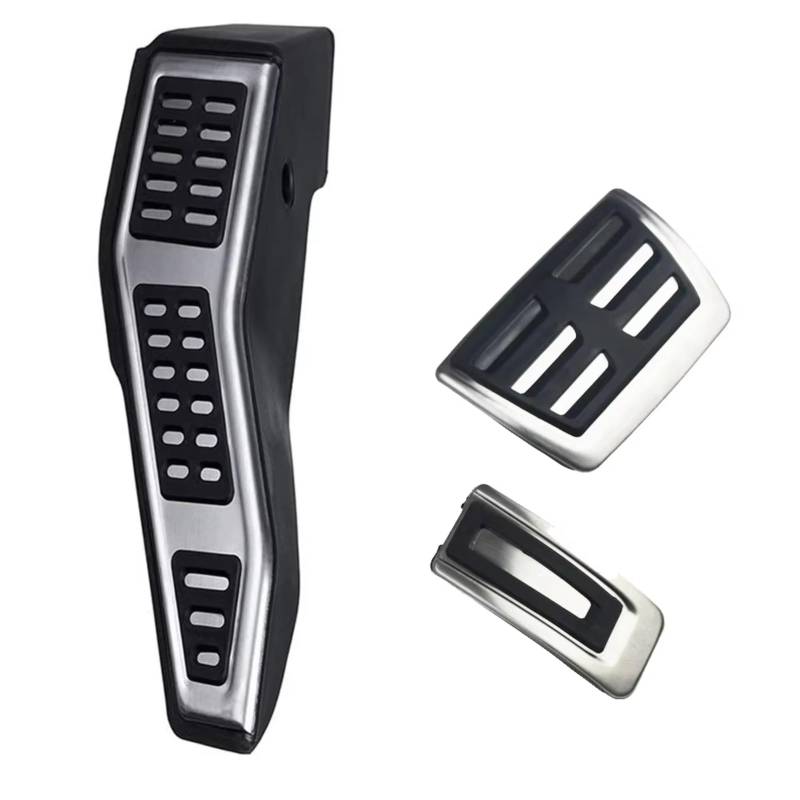 Pedalkappen Für A3 S3 RS3 2013–2019 RHD Auto-Styling Sport Kraftstoff Bremse Dead Pedal Cover Set Pedale Kappen(AT B) von CENAP