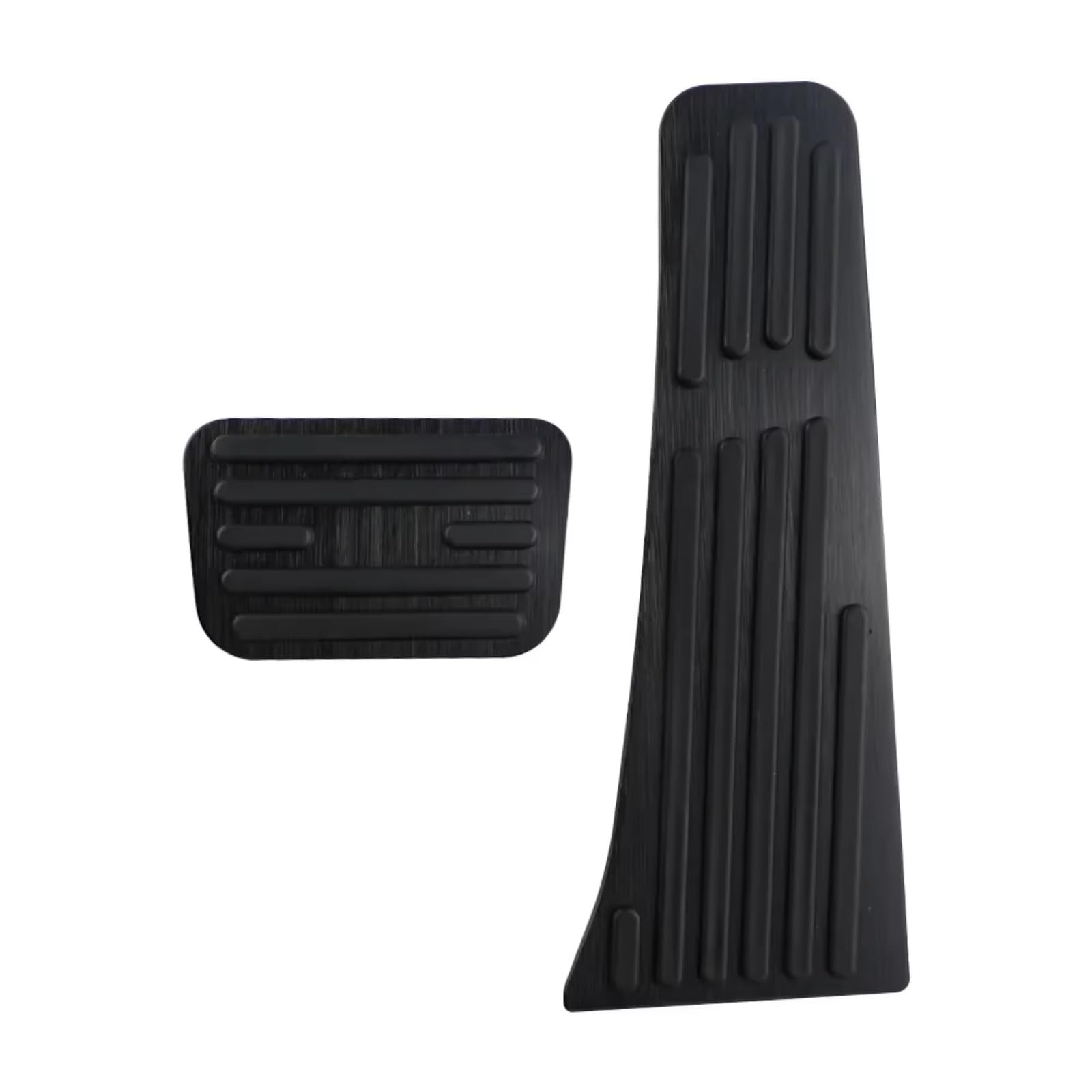 Pedalkappen Für BYD Für DENZA D9 2023 AT Autopedale Edelstahl Gaspedal Bremsbelag Keine Bohrabdeckung Pedale Kappen(Schwarz) von CENAP