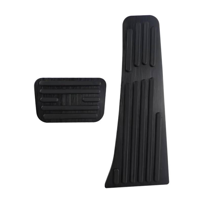 Pedalkappen Für BYD Für DENZA D9 2023 AT Autopedale Edelstahl Gaspedal Bremsbelag Keine Bohrabdeckung Pedale Kappen(Schwarz) von CENAP