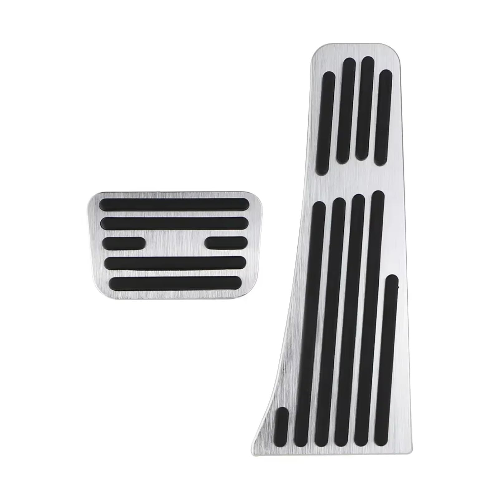 Pedalkappen Für BYD Für DENZA D9 2023 AT Autopedale Edelstahl Gaspedal Bremsbelag Keine Bohrabdeckung Pedale Kappen(Silber) von CENAP