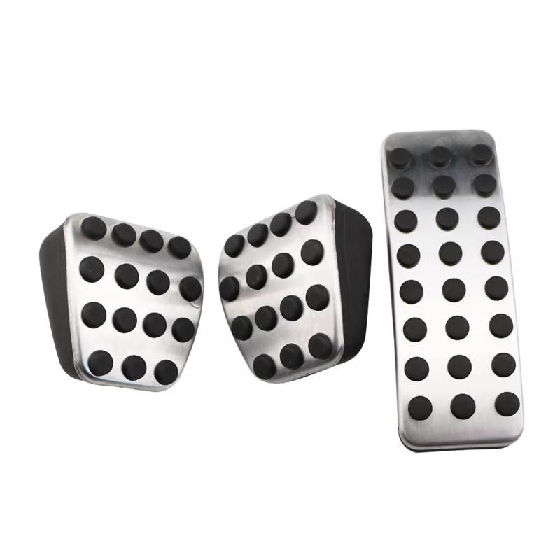 Pedalkappen Für Benz AB für CLA für GLA ML GL R-Klasse W246 W251 W245 W164 W166 W176 X164 X166 C177 X156 Auto-Gasbremspedalabdeckung Pedale Kappen(3Pcs AT) von CENAP