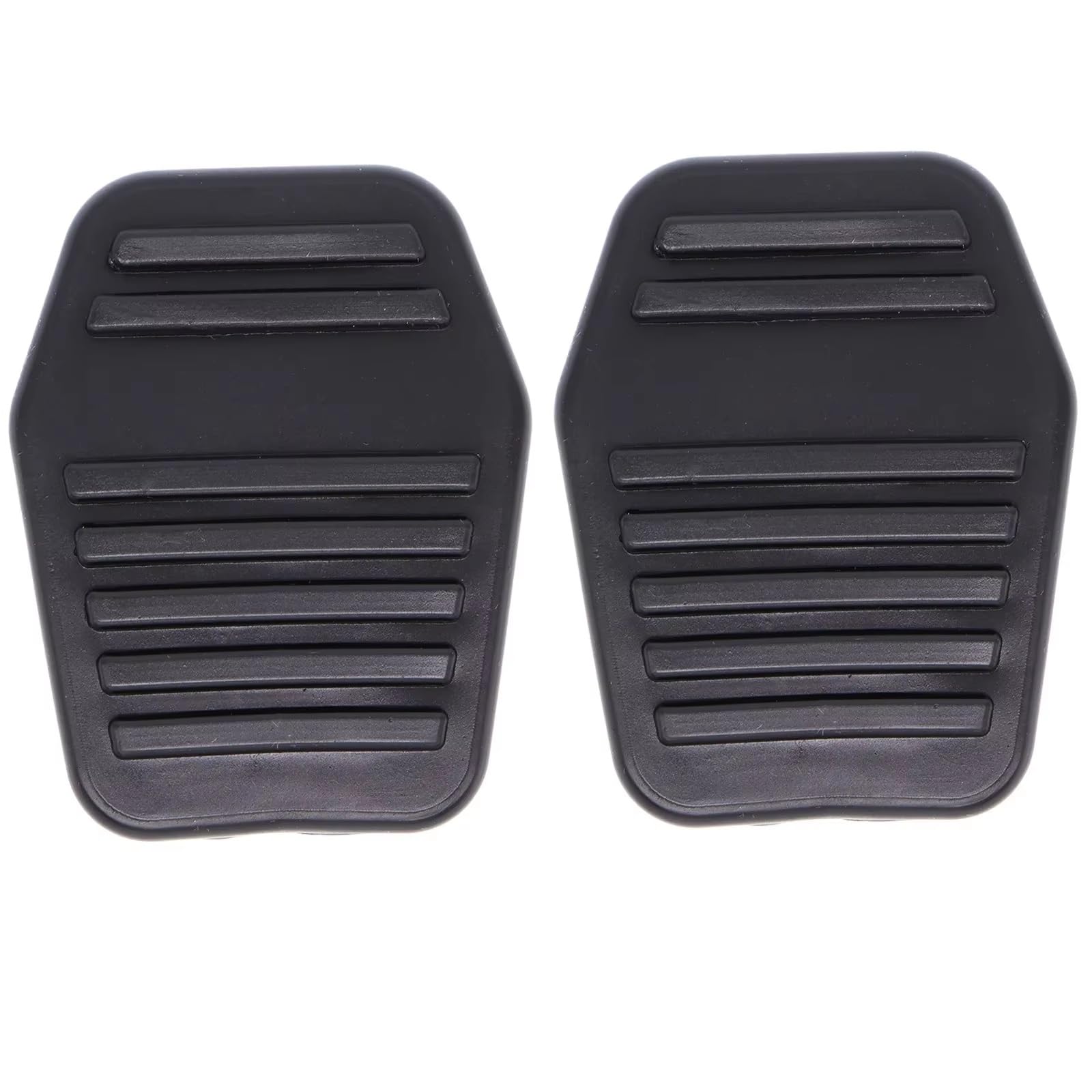 Pedalkappen Für Ford Für Fiesta 5 MK5 2002-2008 Klassische Für Ikon Auto Gummi Bremse Kupplung Fuß Pedal Pad Abdeckung Pedale Kappen(2Pc) von CENAP