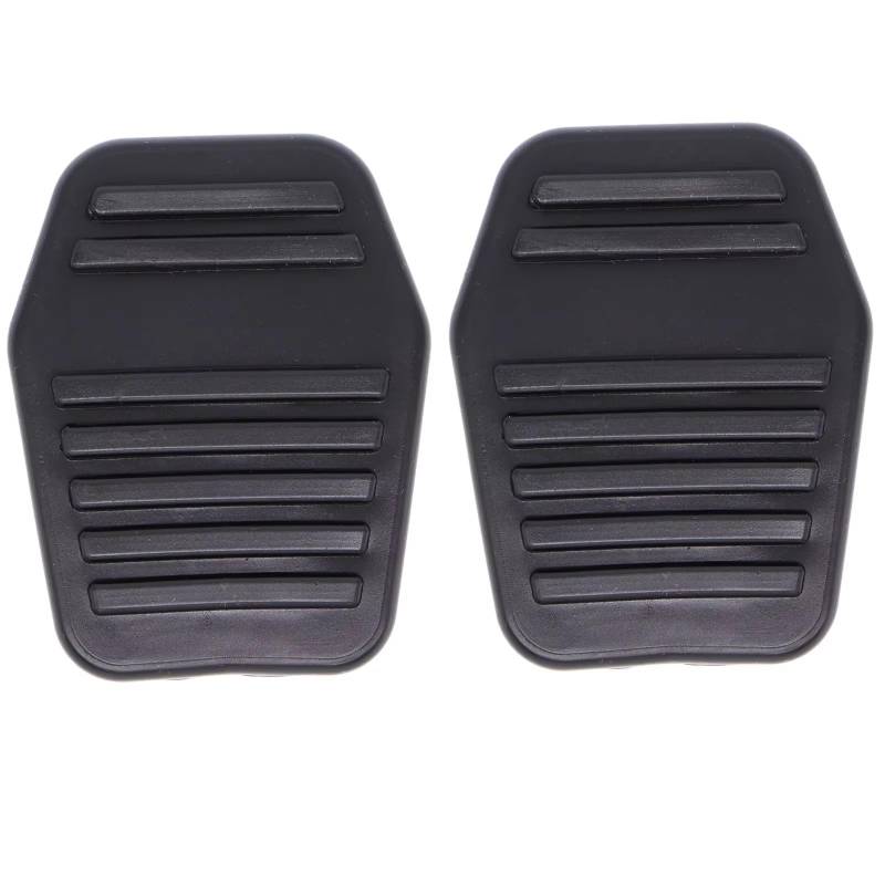 Pedalkappen Für Ford Für Fiesta 5 MK5 2002-2008 Klassische Für Ikon Auto Gummi Bremse Kupplung Fuß Pedal Pad Abdeckung Pedale Kappen(2Pc) von CENAP