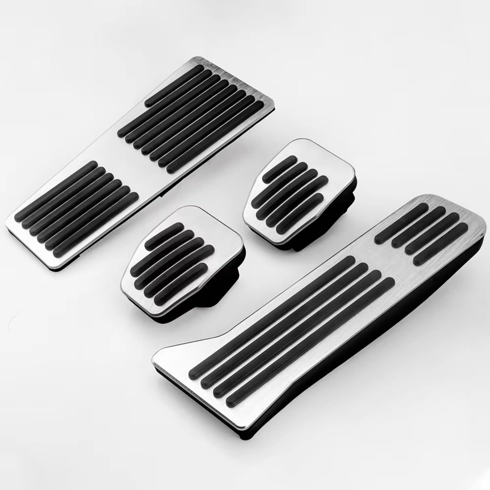 Pedalkappen Für Mazda 2 3 6 BM GJ CX-5 CX5 KE KF CX-3 CX7 CX-8 CX-9 Für Axela Für ATenza Auto Fußstütze Pedal Bremse Kupplung Pedale Kappen(RHD MT 4pcs Silver) von CENAP