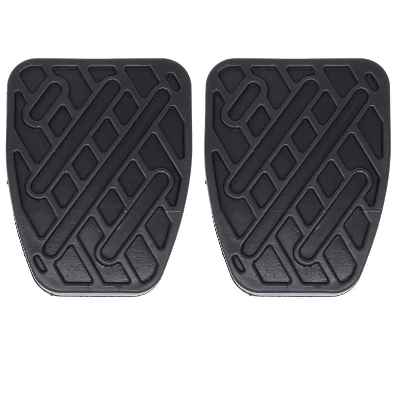 Pedalkappen Für Nissan Für Qashqai J10 Für Dualis 2007-2013 Auto Schwarz Gummi Bremse Kupplung Fuß Pedal 46531JD00A Pedale Kappen(2Pc) von CENAP