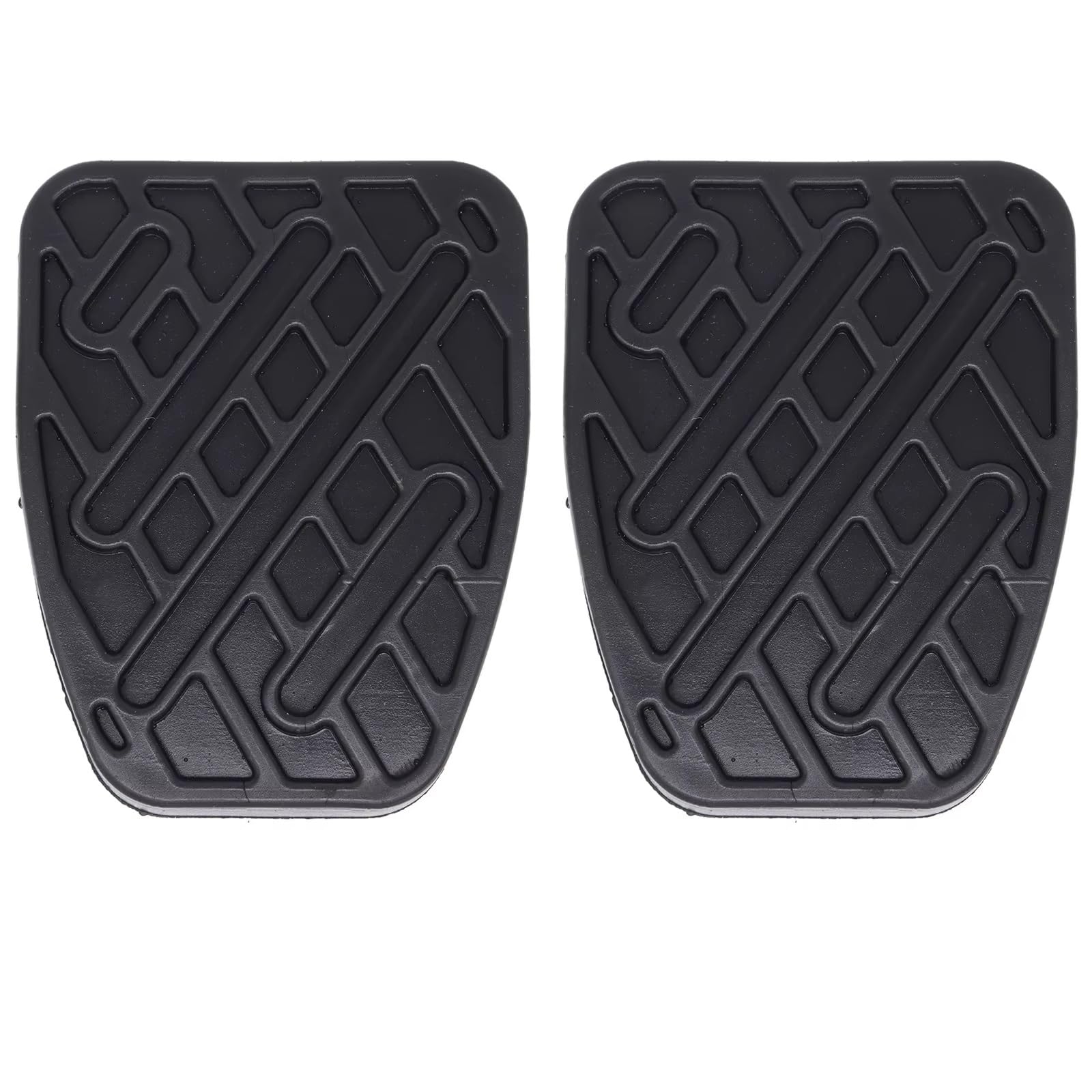 Pedalkappen Für Nissan Für Qashqai J11 J10 2007-2016 Auto Bremse Kupplung Fuß Pedal Pad Abdeckung Gummi Pedale Kappen(2Pc) von CENAP