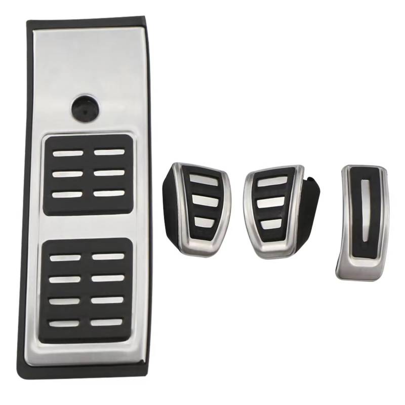 Pedalkappen Für Q5 2016-2019 Auto Fuß Kraftstoff Pedal Bremspedal Abdeckung Pedale Kappen(MT with rest pedal) von CENAP