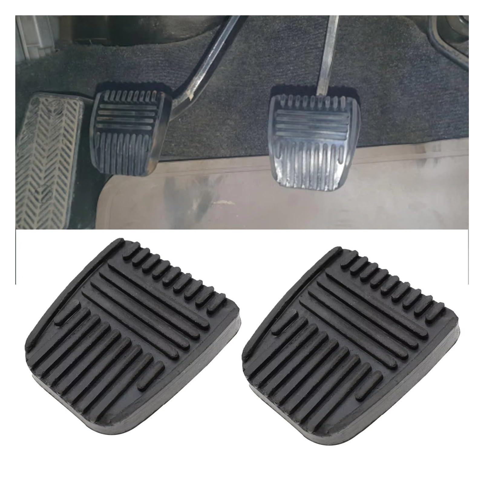 Pedalkappen Für Toyota Für 4Runner Für Camry Für Celica Für Land Für Cruiser 2x Auto Kupplung Bremspedal Gummi Pad Abdeckung Pedale Kappen Pedalkappen Für Toyota Für 4Runner Für Camry Für Celica Für Land Für Cruiser 2x Auto Kupplung Bremspedal Gummi Pad Abdeckung Pedale Kappen von CENAP