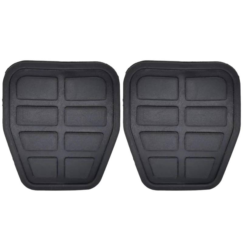Pedalkappen Für VW Für Golf Für Jetta MK2 T4 C44 1983-1992 2x Auto Fußpedal Kupplung Bremse Gummi Pad Abdeckung Pedale Kappen von CENAP