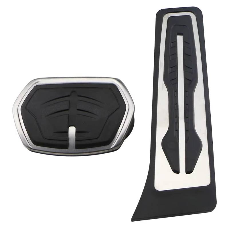 Pedalkappen Für X1 F48 2er F44 Gasbremse Fußstütze Pedal Kit Abdeckung Rutschfeste Matte Pedal LHD Autopedal Pedale Kappen(AT pedal) von CENAP