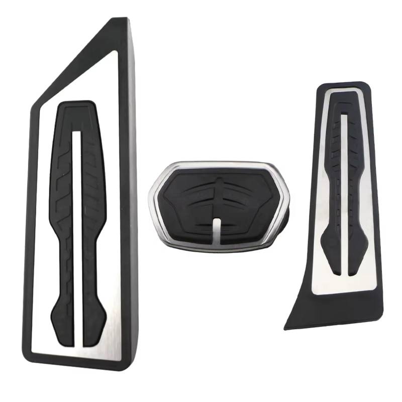 Pedalkappen Für X1 F48 2er F44 Gasbremse Fußstütze Pedal Kit Abdeckung Rutschfeste Matte Pedal LHD Autopedal Pedale Kappen(AT with rest) von CENAP
