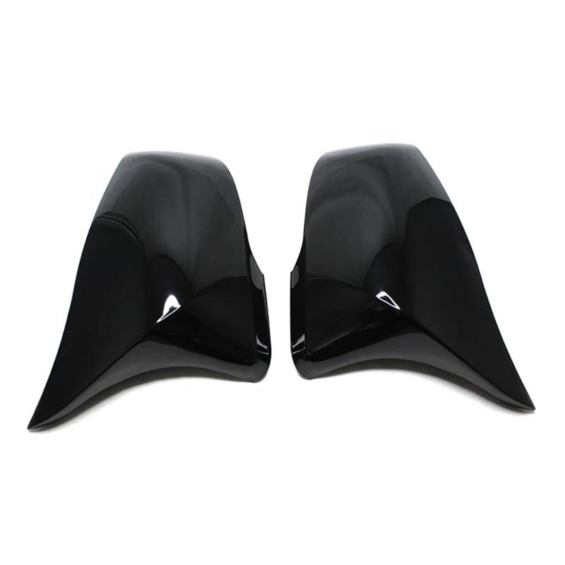 Spiegelkappe Für 1er F52 2er F45 Für Active Für Tourer X1 F48 F49 X2 F39 Z4 G29 Carbon Fiber Rückspiegelabdeckung 2 Stück Rückspiegelkappe(Bright Black) von CENAP