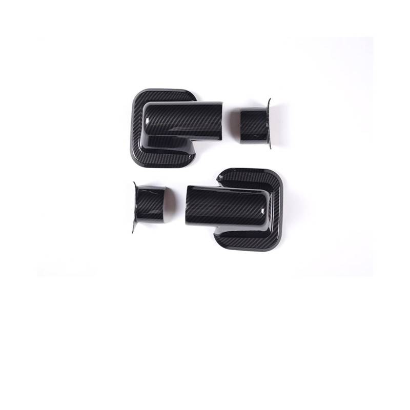 Spiegelkappe Für Hummer H2 2003-2009 ABS Schwarz Auto Außenspiegel Abdeckung Rückspiegel Basis Shell Dekorative Abdeckung Aufkleber Auto Rückspiegelkappe(Style B-Carbon Fibre) von CENAP