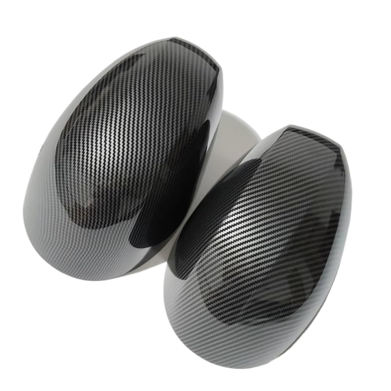 Spiegelkappe Für Mini Für Cooper F54 F55 F56 F57 F60 2020 2021 2022 2023 2024 Auto Links + Rechts Hinten Spiegel Abdeckung Shell Cap Gehäuse Rückspiegelkappe(Carbon Fiber Pattern) von CENAP