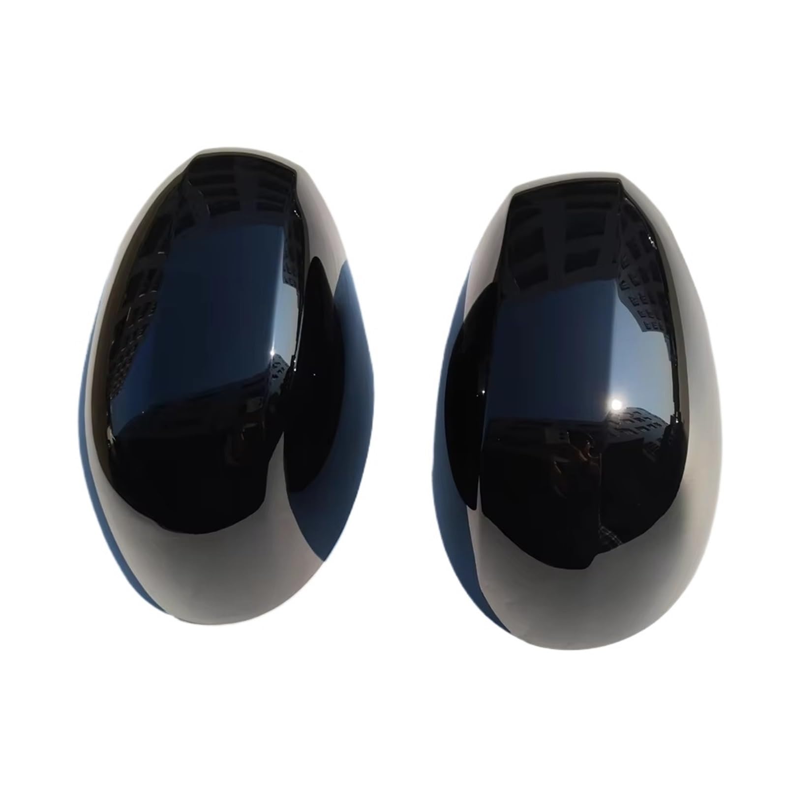 Spiegelkappe Für Mini Für Cooper F54 F55 F56 F57 F60 2020 2021 2022 2023 2024 Auto Links + Rechts Hinten Spiegel Abdeckung Shell Cap Gehäuse Rückspiegelkappe(Schwarz) von CENAP